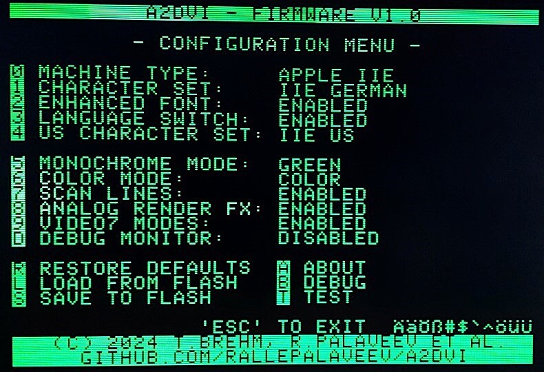 APPLE II, II+,IIe DVI HDMI Graphics Card, Fully Built, Programmed ...