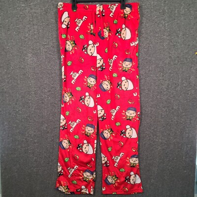 National Lampoons Christmas Vacation Graphic Fleece Pajama PJ Pants Men's XL