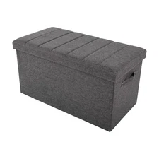 Seville Classics Storage Trunk with Handles, 30" W x 15.7" D x 15.7" H