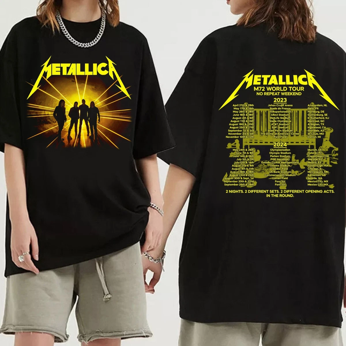 Metallica M72 St. Louis Tour 2023 Shirt