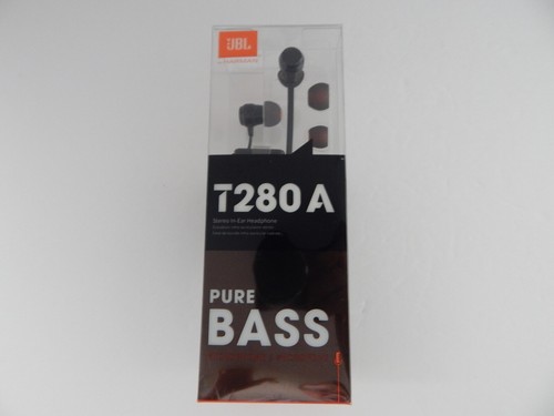 JBL T280A Premium Sound Stereo In-Ear Headphone Black New 50036327084 | eBay