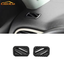 Carbon Fiber Dash AC Air Vent Cover Overlay For Chevy Suburban Tahoe Avalanche
