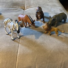 Safari Animal 4” Lot Tiger Zebra
