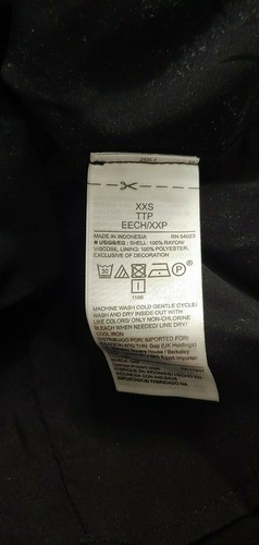 Neu mit Etikett GAP Kleid Gr. XXS schwarz NEU - Bild 8 von 8