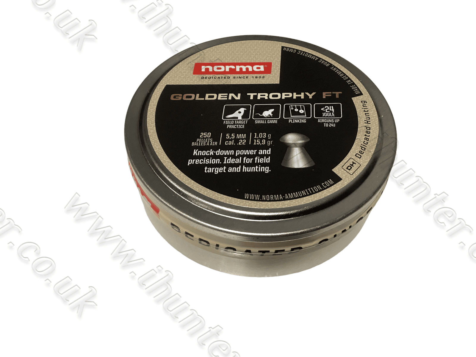 Norma Golden Trophy FT Energy .22/5.50mm airgun pellets(Qty.250) Free P