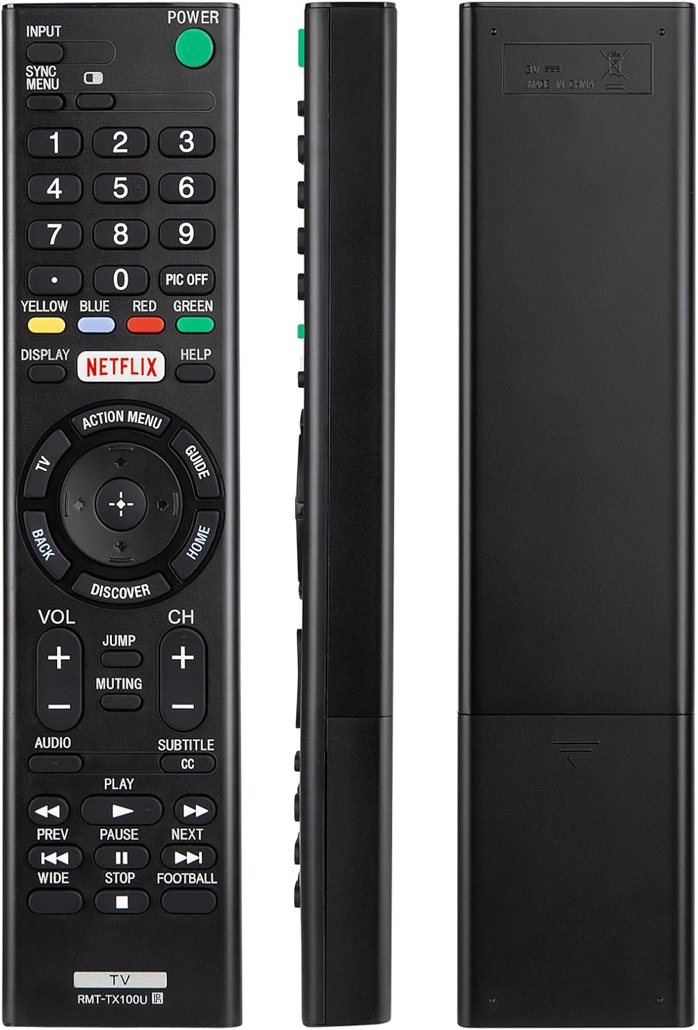 Universal Remote Control Replacement Compatible with Sony Bravia LCD LED HD TVs