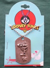 Looney Tunes Tazmanian Devil Necklace, Warner Bros 1998 by Starline