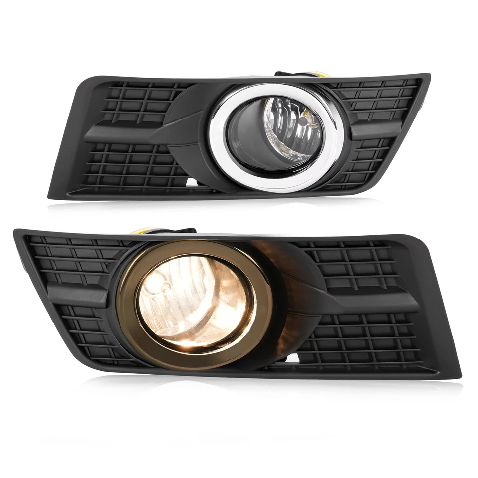 For Cadillac SRX 2013-2016 Front Grille Fog Lights & Bezels/ Lower Deflector Set Foto 4 de 4