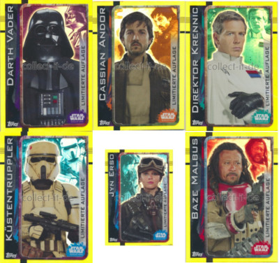 Star Wars Force Attax - Rogue One- Aus allen Limitierten aussuchen