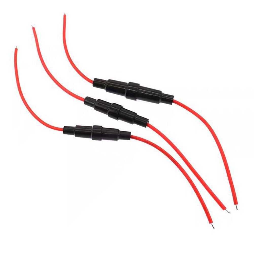 FastBlow Screw Type Fuse Holder for 5x20mm Fuses with 20AWG Wire Pack