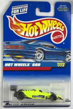 1998 Hot Wheels Main line Hot Wheels 500 Black GY7SP Wheels Collector #773 19942