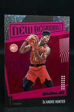 2019-20 Panini Status New Beginnings RED #8 De'Andre Hunter HAWKS + CARD SAVER
