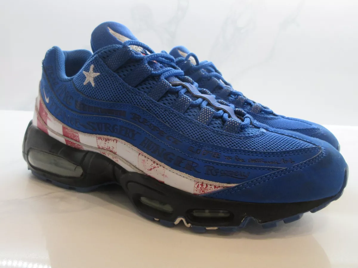 2013 Nike Air Max 95 Doernbecher LE DB SZ 9.5 USA Captain America TZ  318351-411