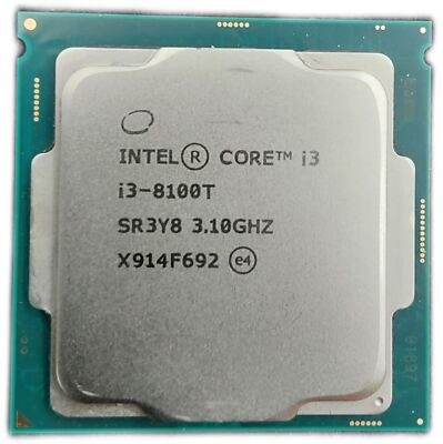 Intel 8th Gen Core i3-8100T SR3Y8 3.10GHz 6MB 4-Core LGA-1151 Desktop CPU 35W