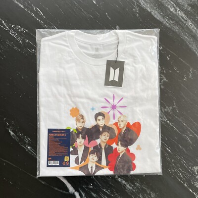 BTS PERMISSION TO DANCE OFFICIAL MERCH S/S T-Shirt WT_L Large Las 