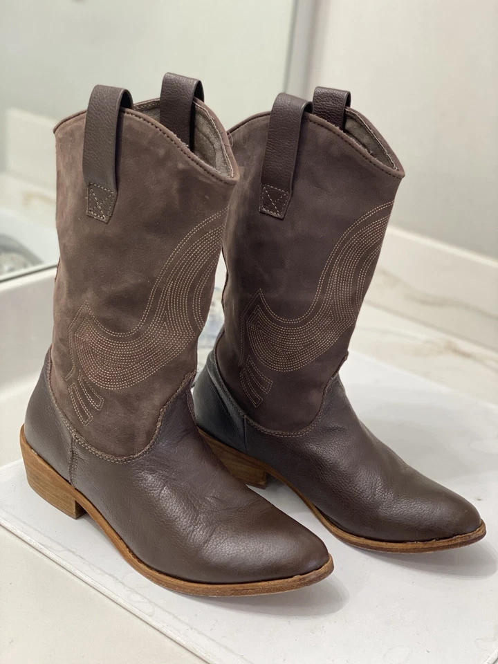 ARRAY Genuine Leather Western Style Boots Women’s Size 9D Excellent Condition - Изображение 2 из 4
