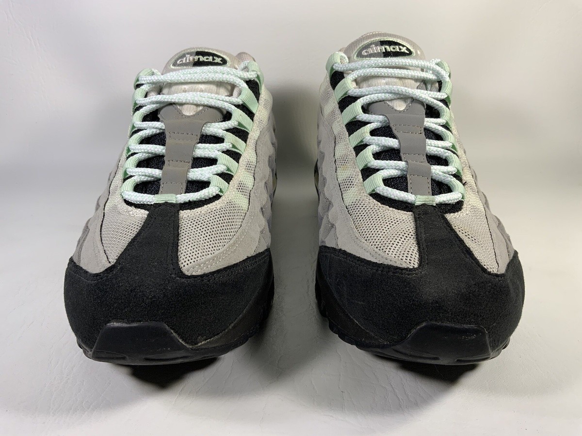 Nike Air Max 95 Mint Green Neutral Grey Black Mens Size 10.5