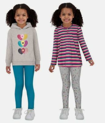 Kids Headquarters  4-piece Playwear Set( Stripes &  Hearts  Girls Sz 6 ) NWT