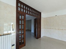 Porta doppia artigianale in stile inglese e vetro molato