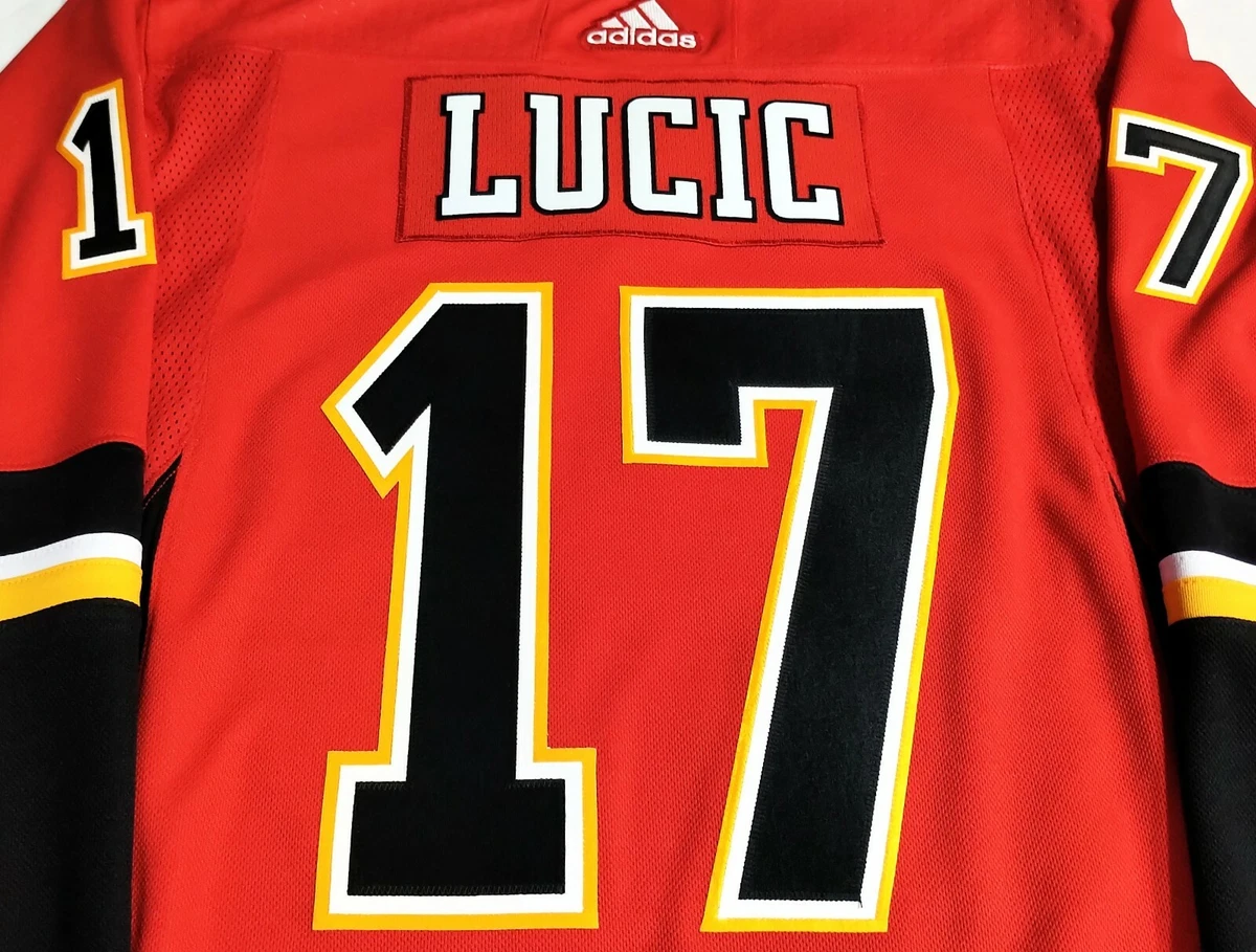 Adidas Calgary Flames Authentic NHL Jersey - Home - Adult