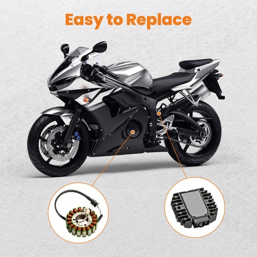 Stator Regulator Rectifier For Yamaha R6 YZF-R6 5EB-81410-00-00 4JH-81960-00-00 - Picture 3 of 12