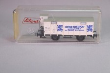 LG1462 LILIPUT Ho Wagon marchandise DB guerite transport bière Lowenbrau essieux