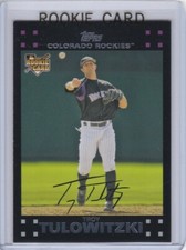TROY TULOWITZKI ROOKIE CARD Topps 2007 MLB RC Baseball COLORADO ROCKIES TULO!. rookie card picture