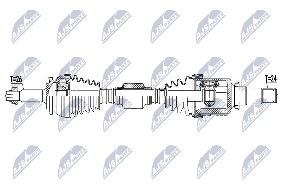 Drive Shaft Fits for Toyota Auris 1.8HYBRID 11-18, Prius/Prius Plus 1.8HYBR - Image 8