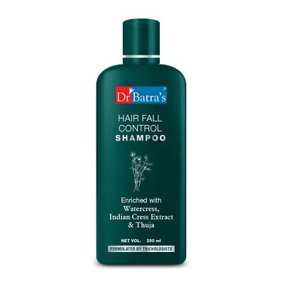 Dr Batra s Hair Fall Control Shampoo, Herbal Shampoo for Hair Fall, 200ML