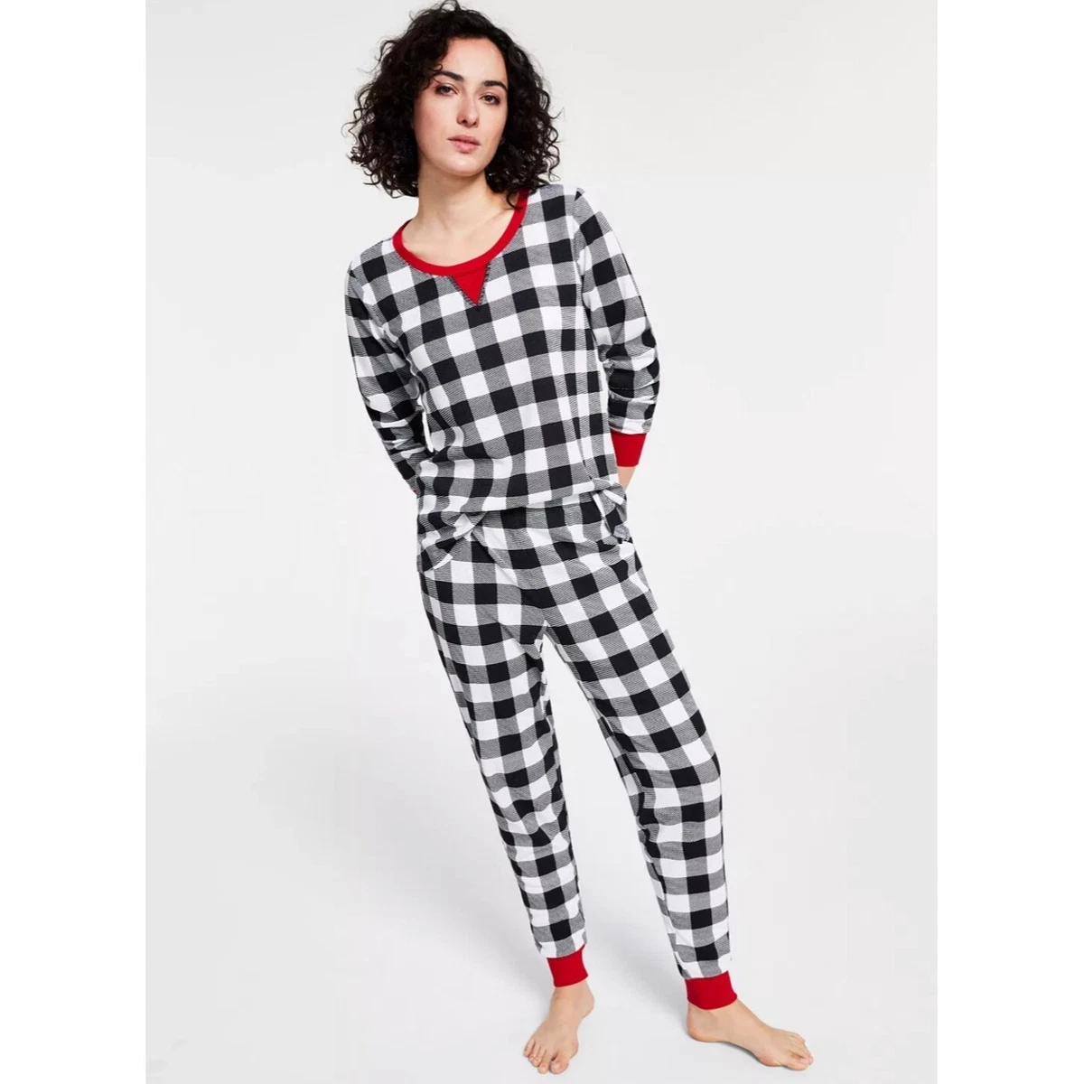Women's buffalo plaid pajama set new arrivals