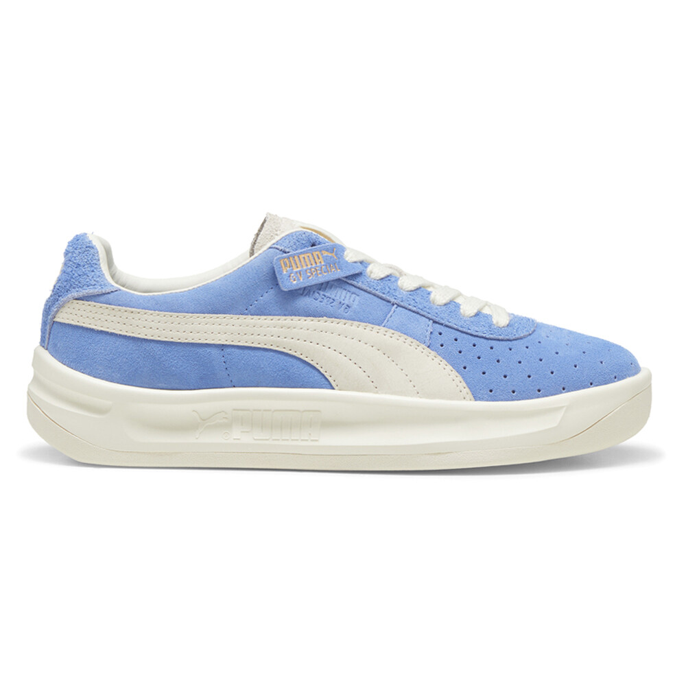 Мужские синие кроссовки на шнуровке из специальной замши Puma Gv, повседневная обувь 39850801