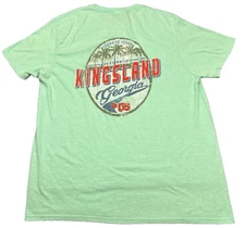 Delta Paradise Found Destination Kingsland Georgia T Shirt Medium Green Tee
