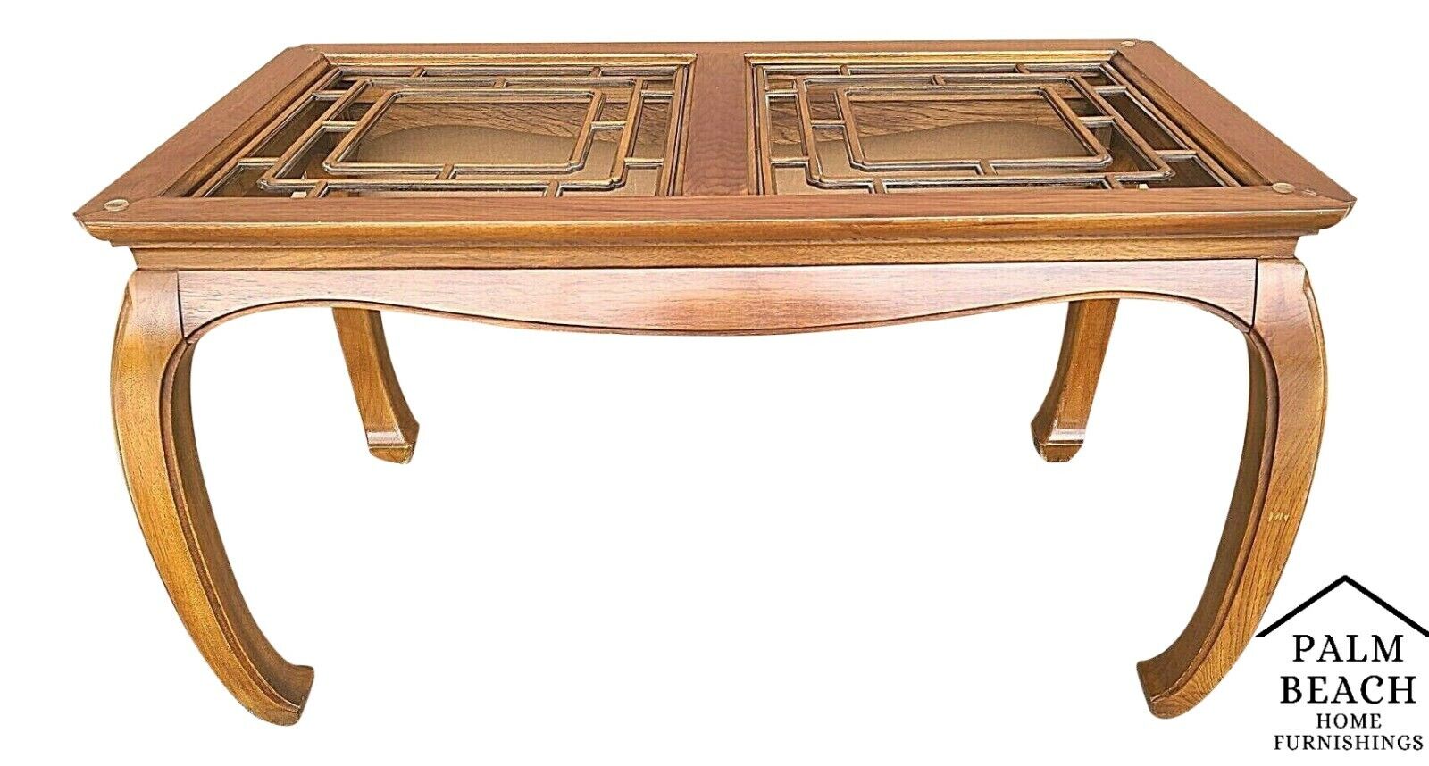 THOMASVILLE Mystique Asian Chinoiserie Ming Fretted Dining Table
