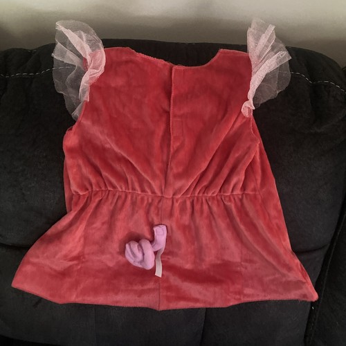 HALLOWEEN ๐ Peppa Pig Dress Hot Pink Velvet Dress Size 3T 4T - Picture 2 of 14