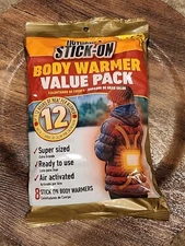 HotHands Stick-On Body Warmer Value Pack 8 Count exp   06/27