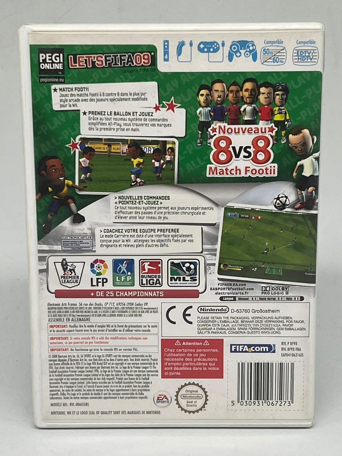Jeu Vidéo Fifa 09 All Play Nintendo Wii G6876 Jeu De Football | eBay