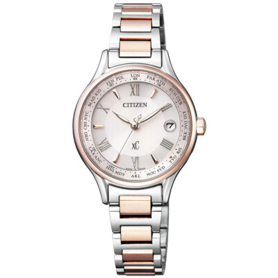CITIZEN x C Eco-Drive EC1165-51W Sakura Pink Titanium Women's Watch New in Box