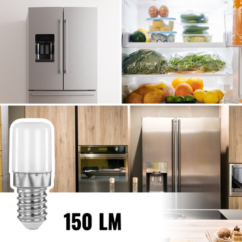 Poppstar Ampoule LED pour Réfrigérateur E14 1,6W (mat, 6000K, blanc froid, 2x) - Bild 5 von 6