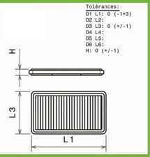 Filtre à air Honda JAZZ