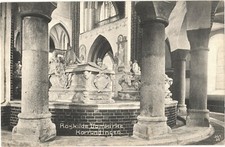 View of The Correlation Inside Roskilde Cathedral, Denmark Postcard