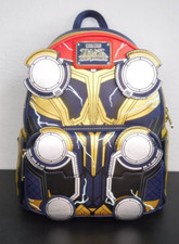 NWT Loungefly Marvel Thor Love And Thunder Mini Backpack Glow in the Dark 