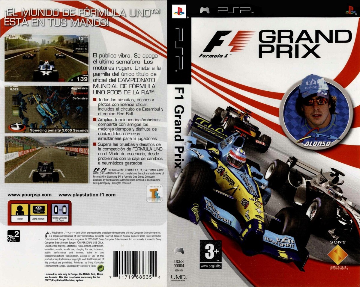F1 Grand Prix PSP Inlay Only Artwork | eBay UK