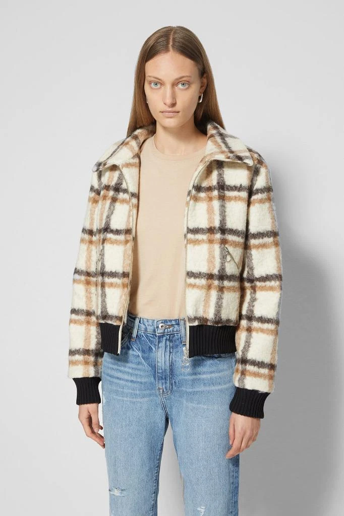 Jonathan sherpa denim jacket shop