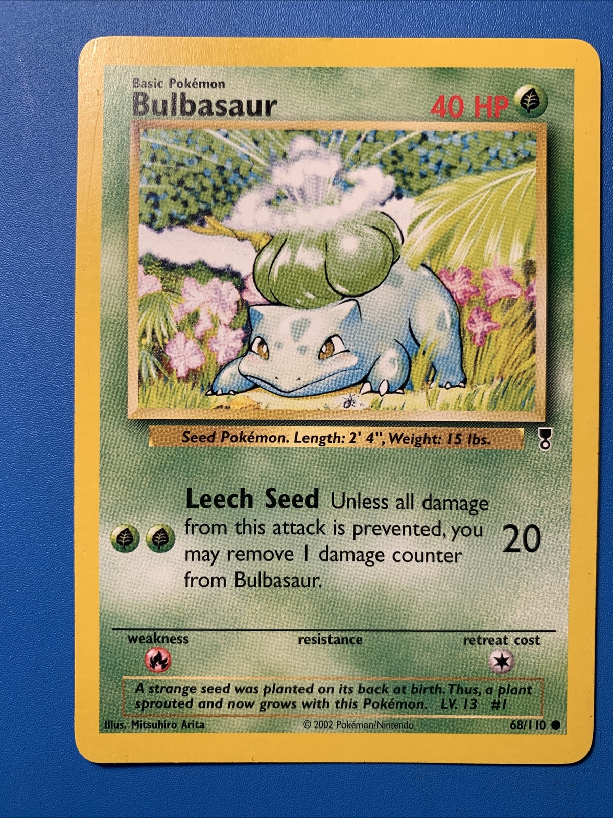 Bulbasaur 68/110 Pokemon Card Legendary Collection NM