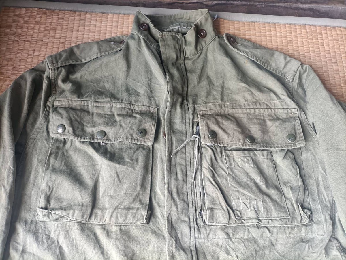 60's Airborne Paratrooper French Army Smock Jump Jacket | eBay