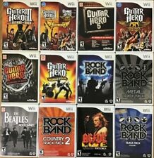 Rock Band / Guitar Hero / Dj Hero (Nintendo Wii) Tested & Working