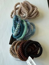 L. Erickson Camelback/ Corsica/Beige Pony Tail Holders 3-PK Set of 8 FreeShip