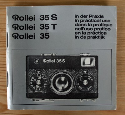 Rollei  Bedienungsanleitung, Rollei 35 S, Rollei 35 T, Rollei 35, gut erhalten,