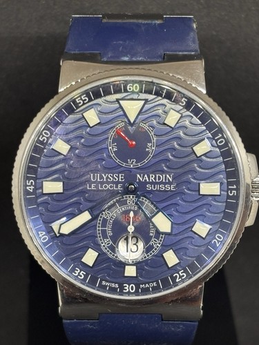 ULYSSE NARDIN MAXI MARINE CHRONOMETER BLUE WAVE Ref. 263-68