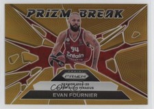 2024 Panini Prizm Turkish Airlines EuroLeague Break Gold 1/10 Evan Fournier 14mf